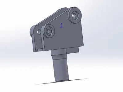 Desktop lamp mounting bracket