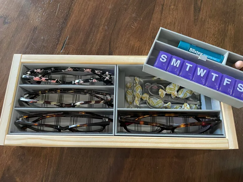 Ikea Hemnes Nightstand Organizer