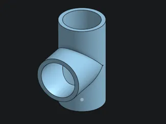 1in PVC Tee Joint