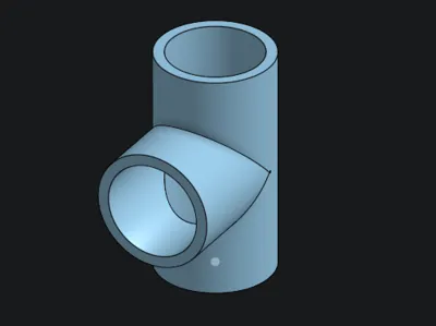 1in PVC Tee Joint