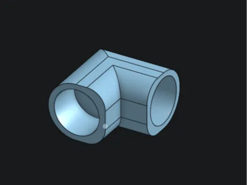 1in Diameter PVC Elbow Joint