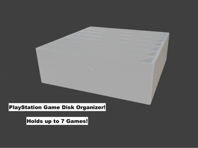 PlayStation Themed Disk Game Holder