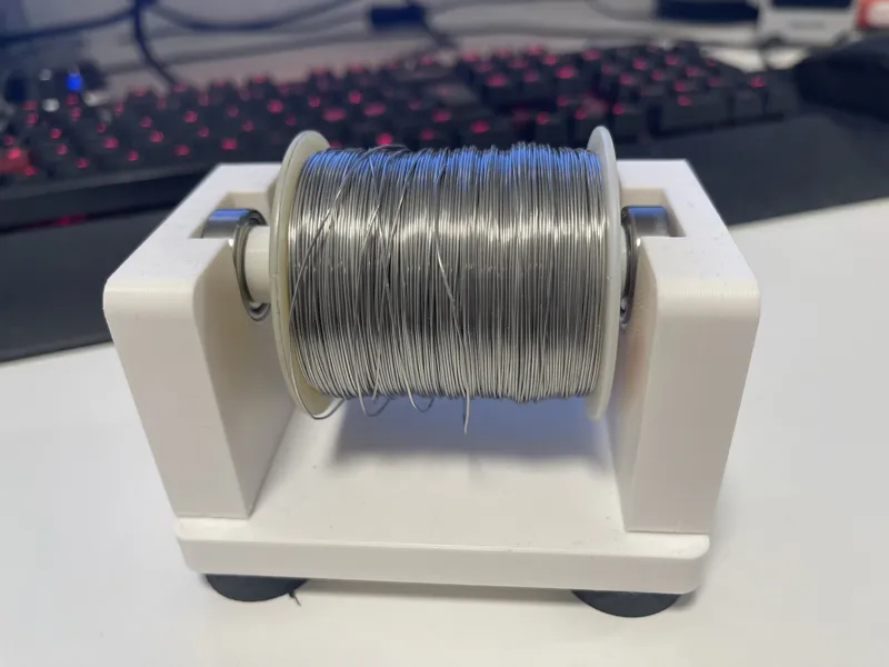 Solder roll holder