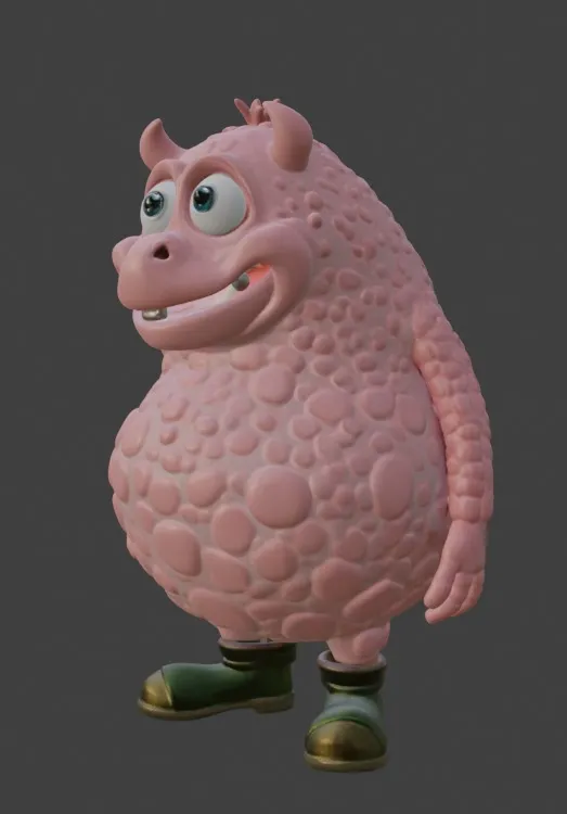 monstruo rosa