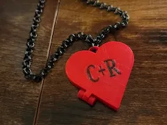 Couple Heart Necklace