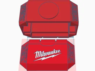 Milwaukee Hammer ( holds drill bit set)
