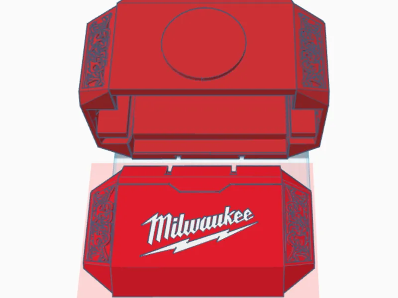 Milwaukee Hammer ( holds drill bit set)