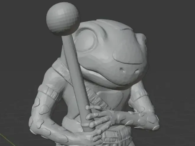 Grung minifig for dnd