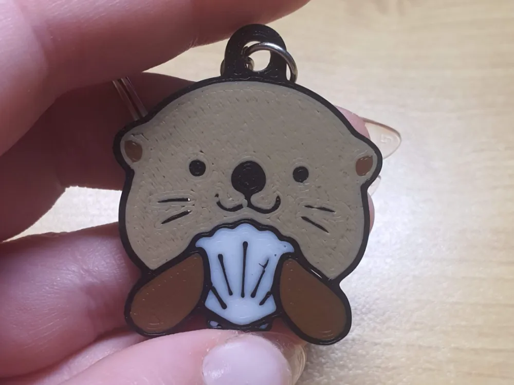 Otter Keychain by Silver Ninja - MakerWorld