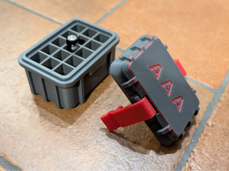 Battery Box AAA - All 3D Printed