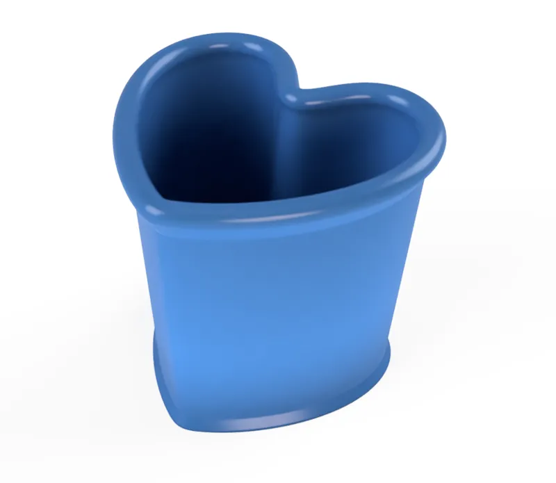 Heart Shape Pen Holder