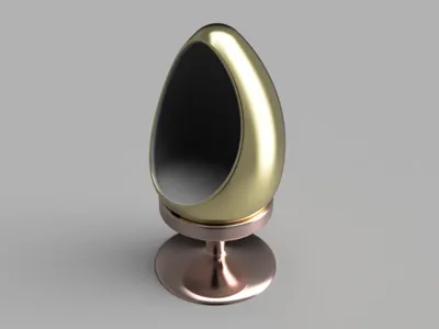 Multi-directional axis egg chair