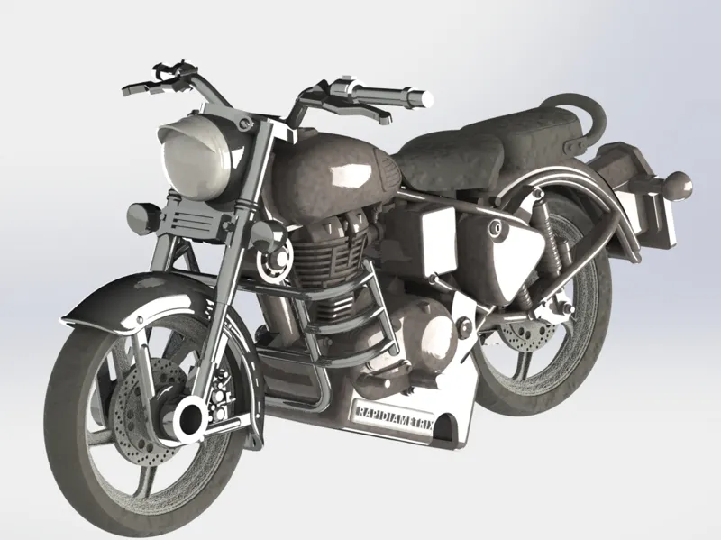 Royal Enfield Classic Motor Cycle  Miniature