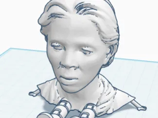 Harriet Tubman with legs