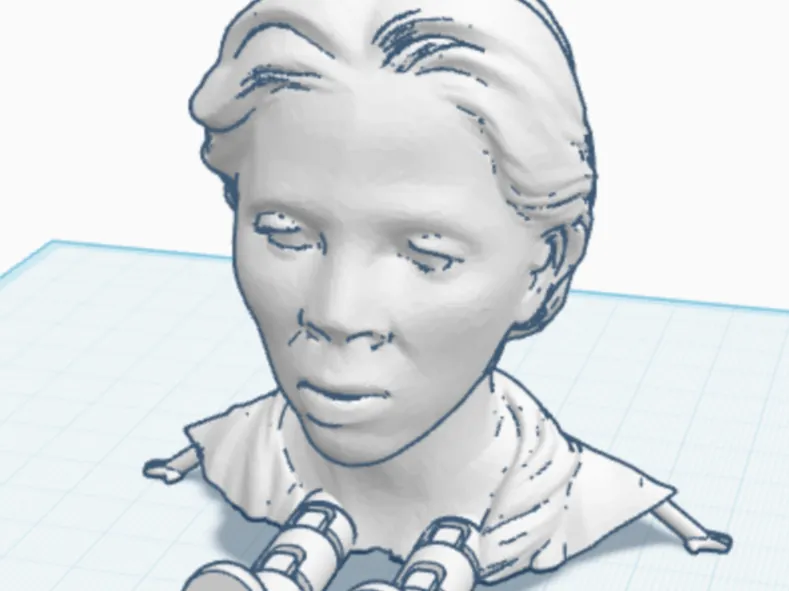 Harriet Tubman with legs