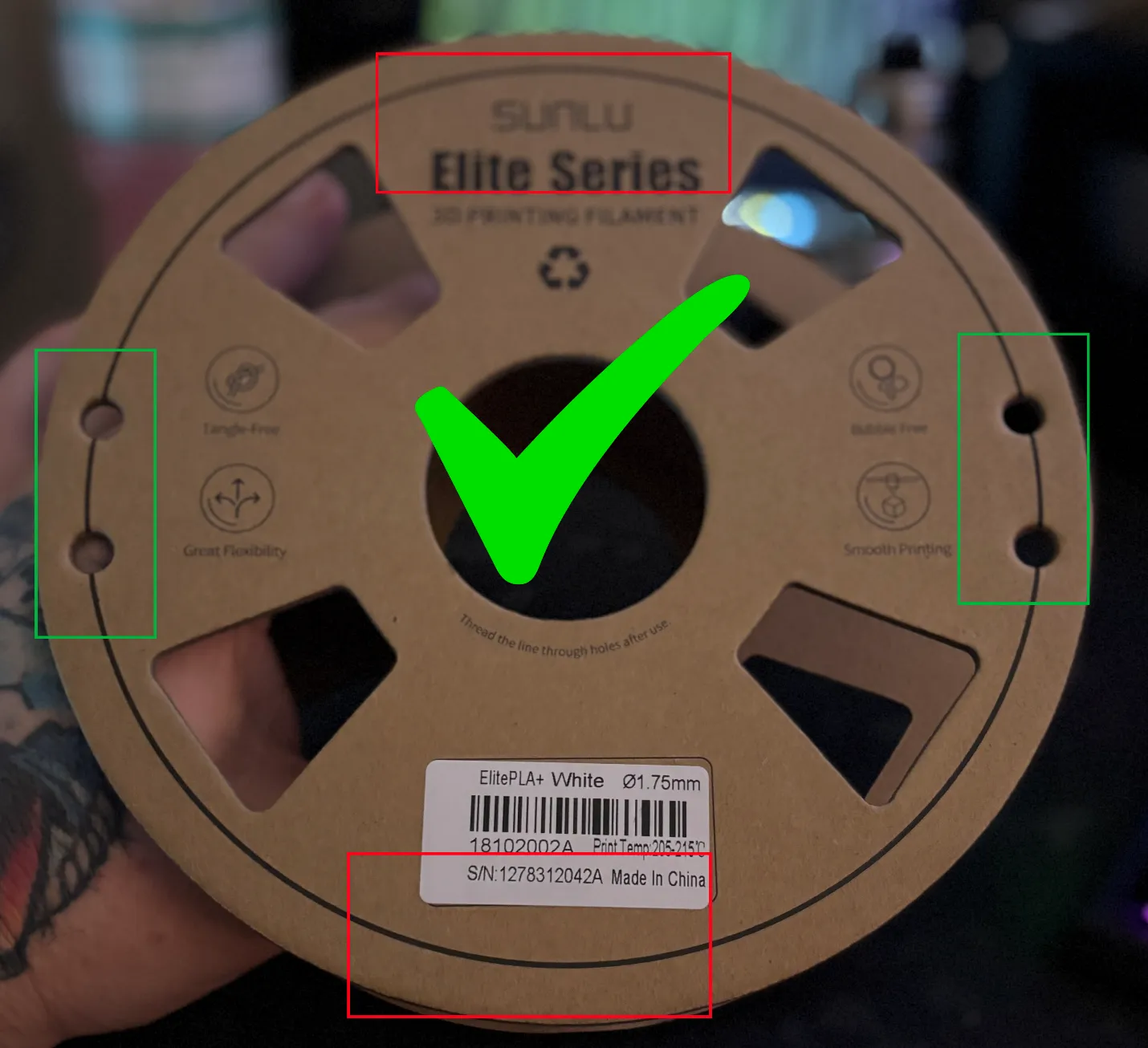 A hand holding a reel with a check mark
AI-generated content may be incorrect.