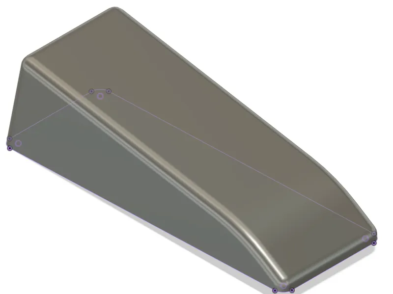 Door Stop, W:35mm, L:95mm, H:28mm 