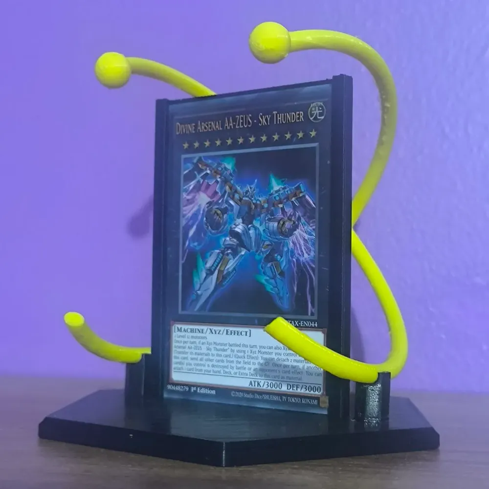 Yu-Gi-Oh! Xyz Monster Card Display Stand by Spyral3D - MakerWorld
