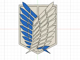 wappen (Attack on Titan Aufklärungstrupp) {anime}