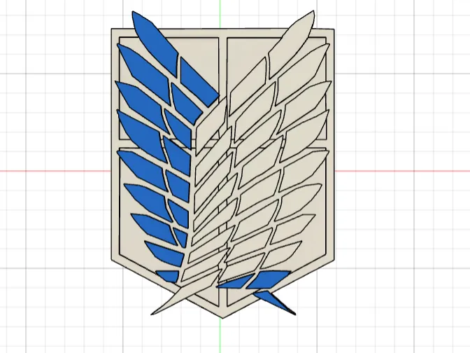 wappen (Attack on Titan Aufklärungstrupp) {anime}