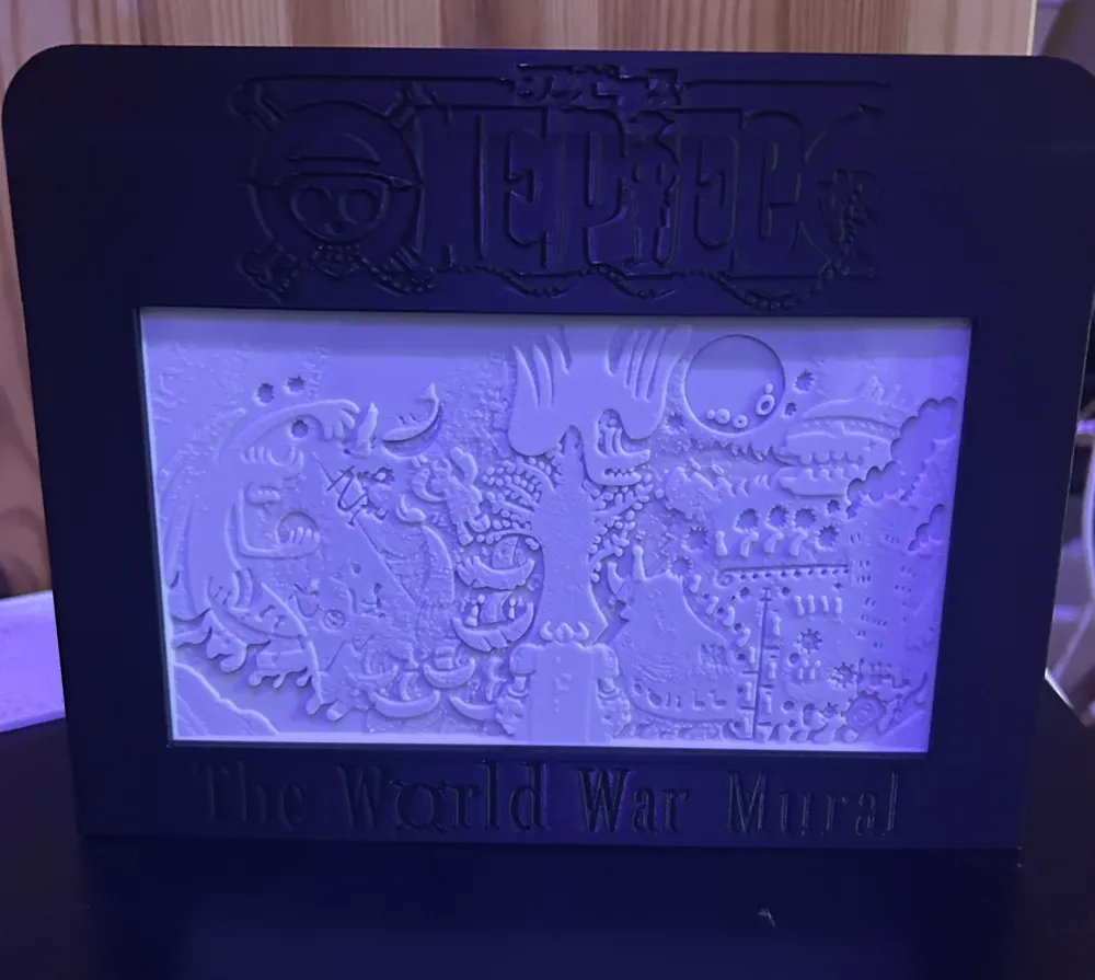 LightBox One Piece Fresco of the Tree of Adam by mairyjulien - MakerWorld