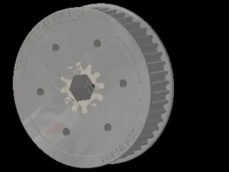 frc 3d PRINTED EVERYBOT 48T PULLY 