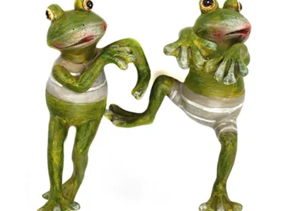 hanging frogs