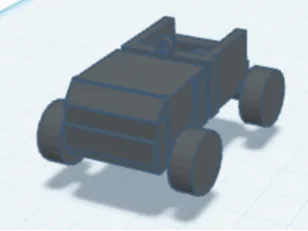 Moon Truck Keychain