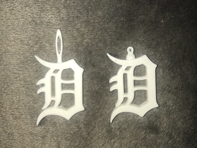 Detroit Tiger Earring