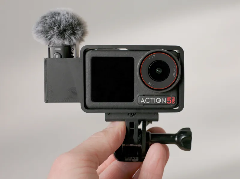 DJI Osmo Action 5 Pro Mic holder