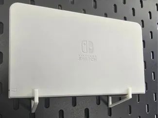 ikea skadis nintendo switch dock holder