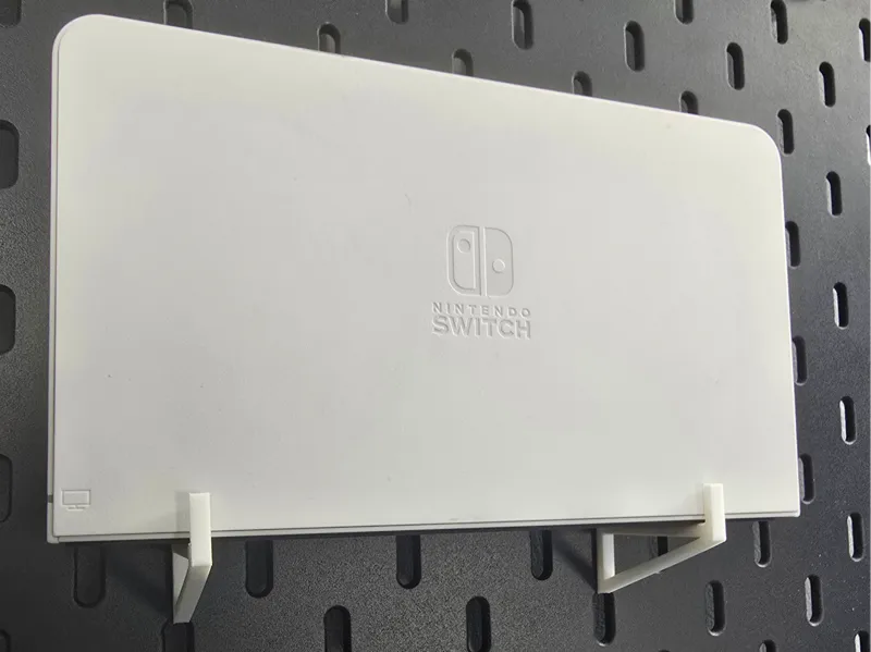 ikea skadis nintendo switch dock holder