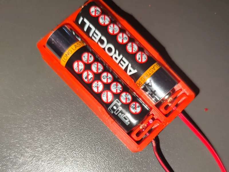 battery holder for AA