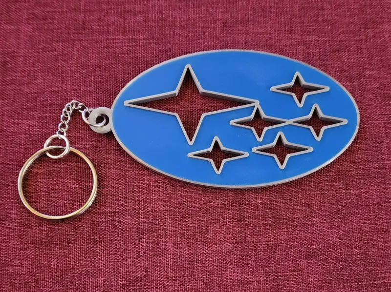 Subaru Logo Keychain