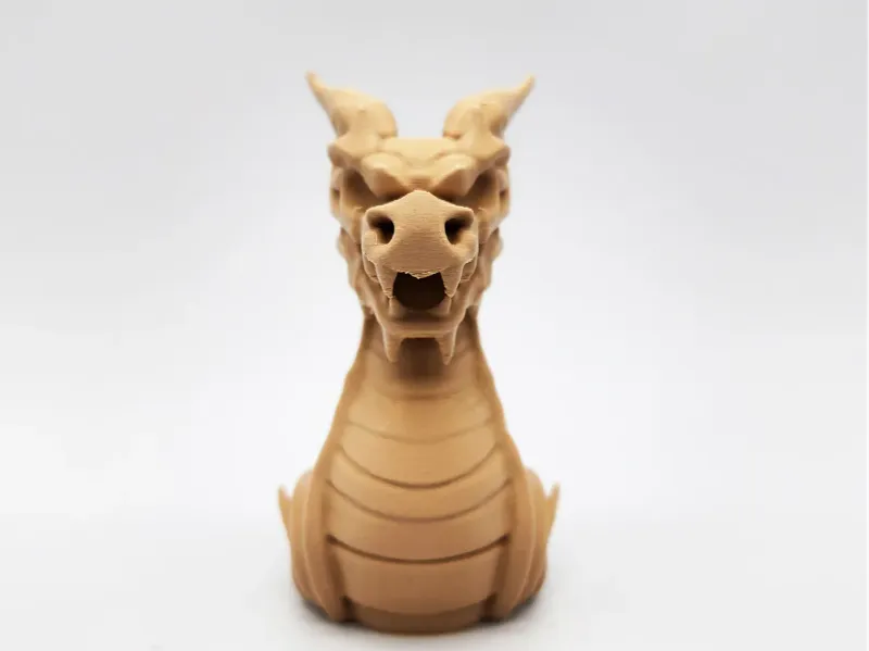 wood carved dragon