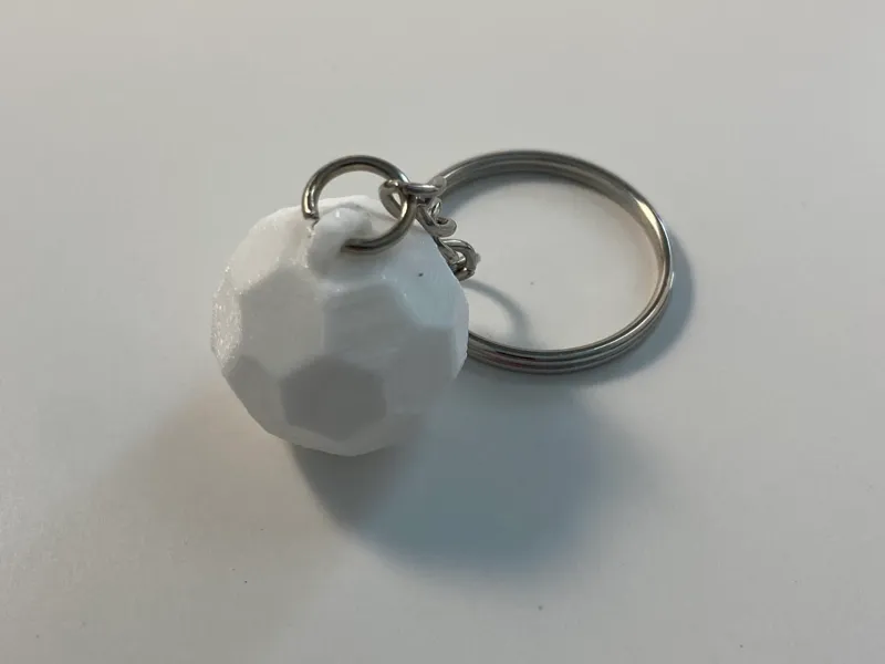 Soccer Ball Keychain