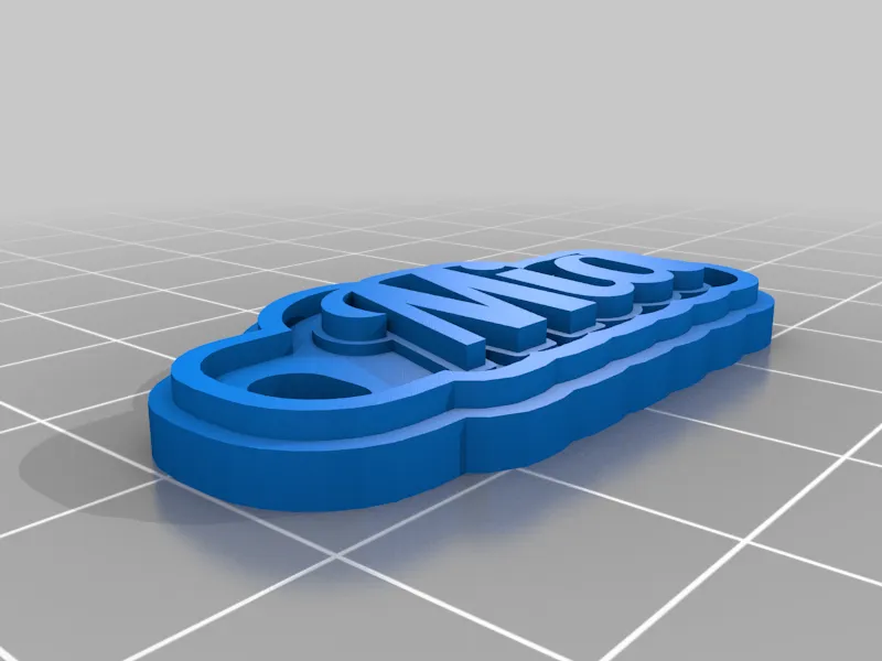 My Customized Multiline Tag or Keychain