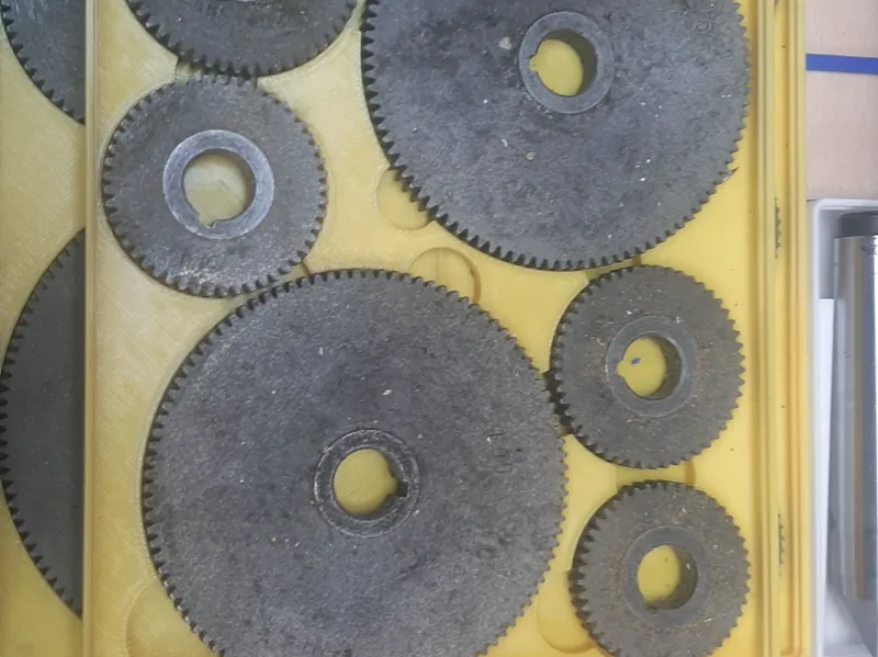 Gridfinity metal lathe change gears