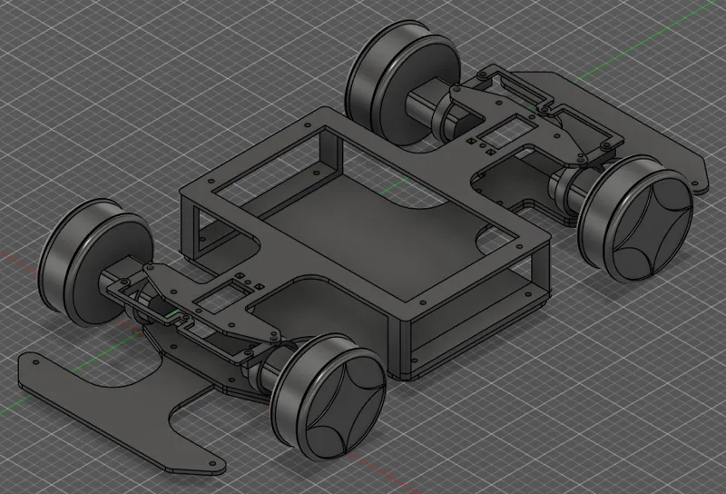 180deg turning robot car