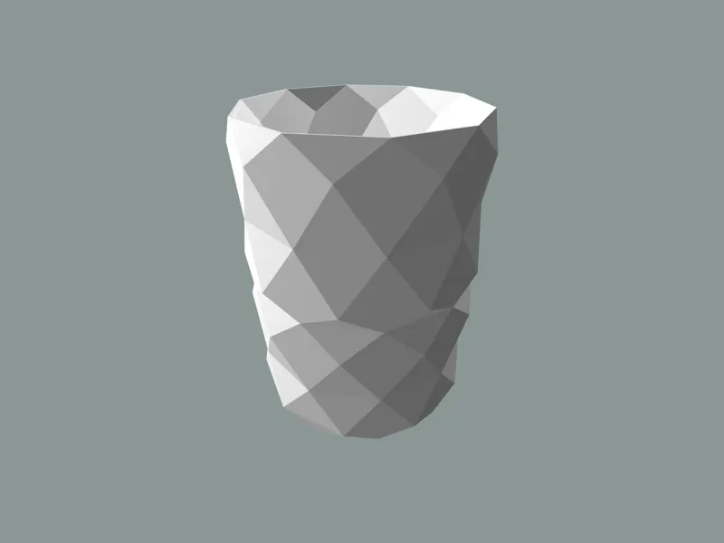 Low poly vase