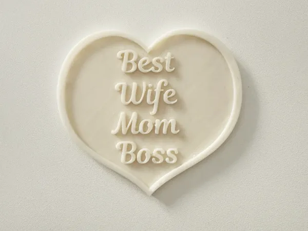 Plaque cadeau Saint-Valentin pour épouse