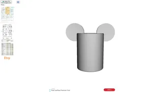 Mickey Mouse Pencil Cup