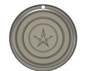Captain America Shield Key Chain