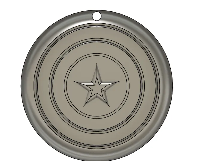 Captain America Shield Key Chain
