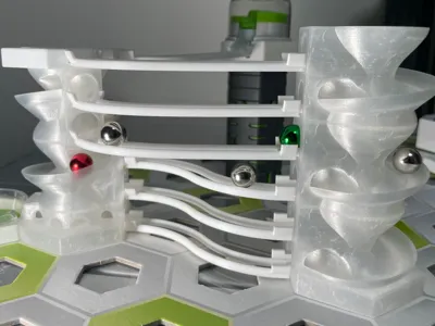 Zigzag Fall for Gravitrax v2 – Spiral Variant