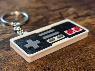 NES controller keychain