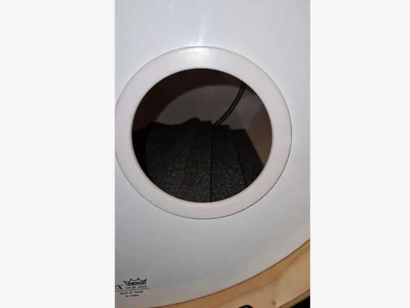 Bass drum port hole ring