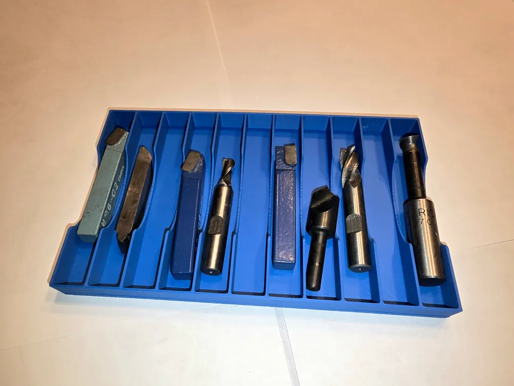 Lathe and Mill tool tray - Free 3D Print Model - MakerWorld