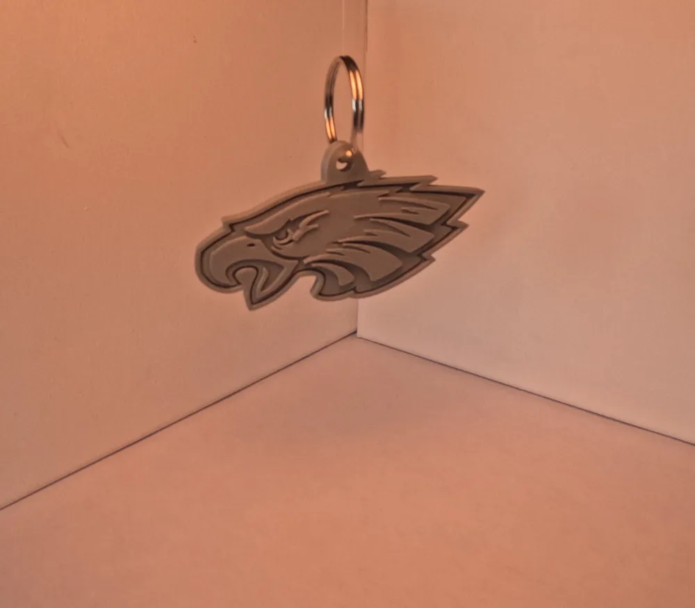 Philadelphia eagles keychain by t-man - MakerWorld