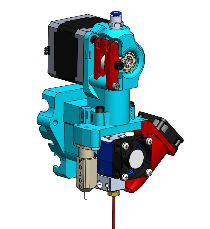 Prusa I3 Extruder for Flexible Filaments